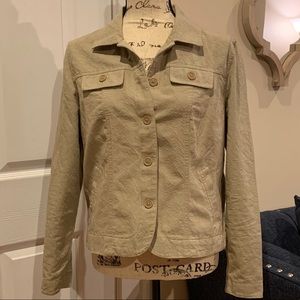 Croft & Barrow Scroll Damask Blazer Jacket